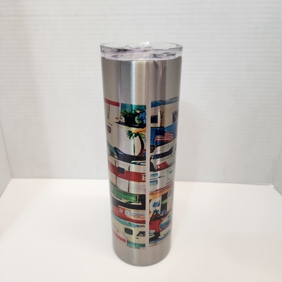 Retro Rv tumbler Hot/Cold Travel Mug - Picture 3 of 4